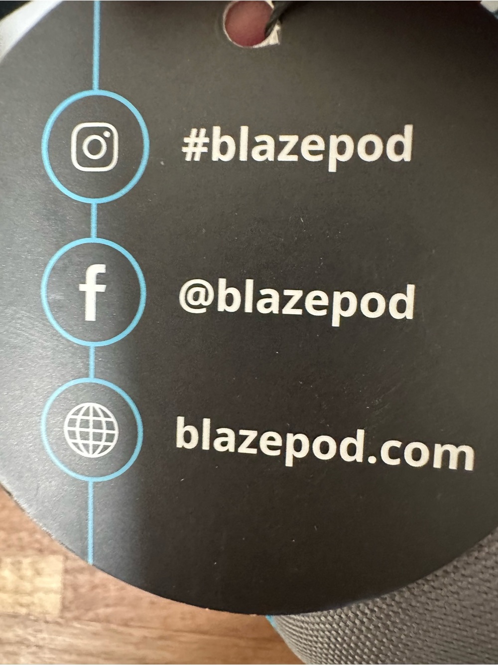 Blazepod Training Pod Set - Teal Logo on Black - Picture 4 of 5
